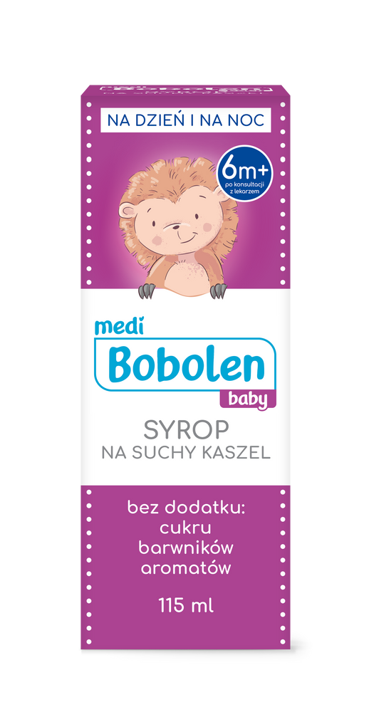 Bobolen Relieving Syrup for Dry Cough from 6 Months of Age 115ml Baby