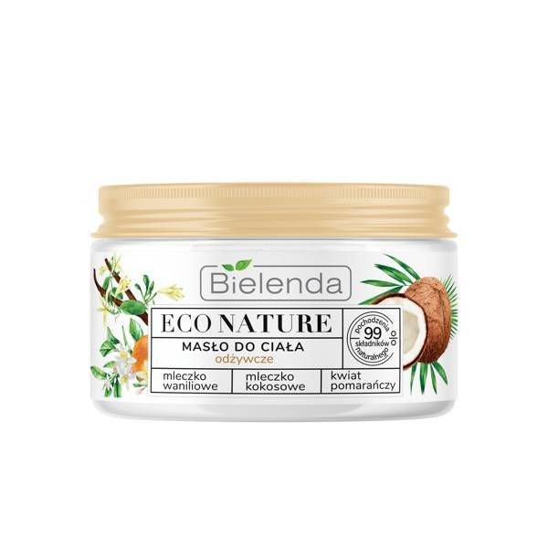 Bielenda Eco Nature Body Butter Nourishing Vanilla Milk Coconut Milk Orange Blossom 250ml