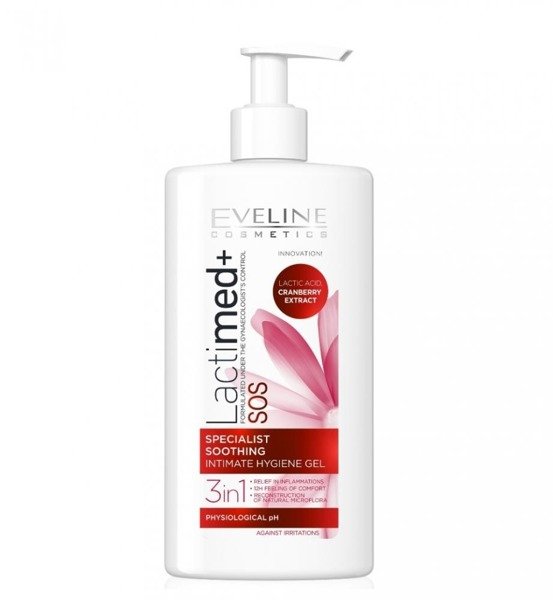 Eveline LACTIMED INTIMATE HYGIENE GEL CRANBERRY 250ML