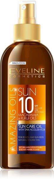 Eveline AMAZING OILS SUN CARE OIL WITH TAN ACCELERATOR SPF10 150ML