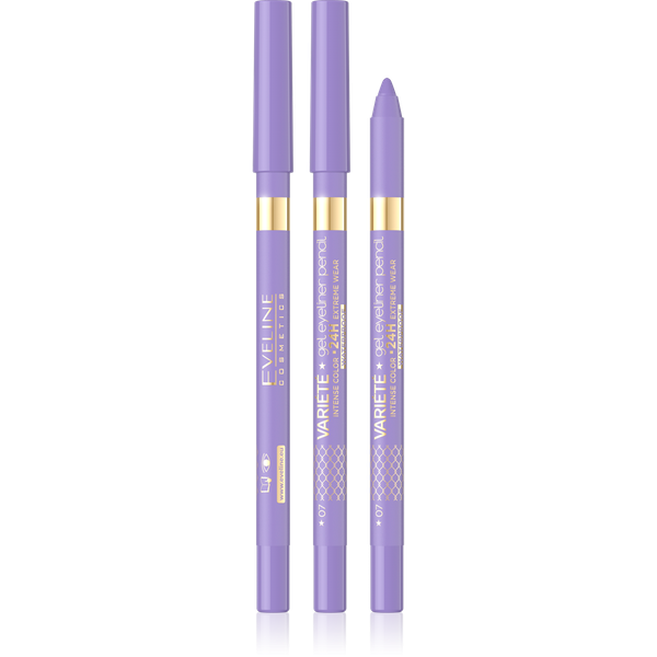 Eveline Variete Waterproof Gel Eyeliner Pencil No.07 Lavender 1 Piece