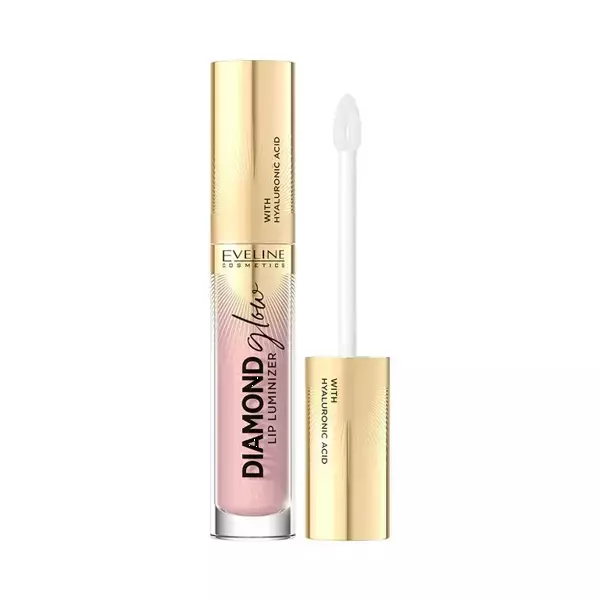 Eveline Diamond Glow Lip Luminizer with Hyaluronic Acid No 03 Caramel Ice Cream 4,5ml