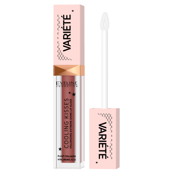 Eveline Variete Cooling Kisses Lip Gloss Enlarging Lips No. 04 Candy Girl 6.8ml