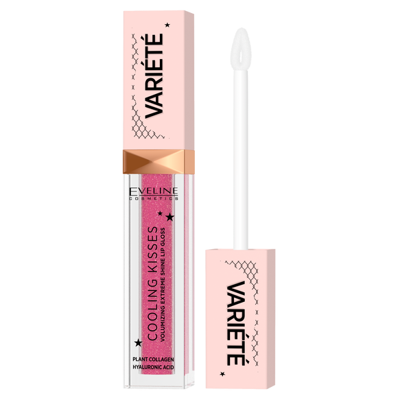 Eveline Variete Cooling Kisses Lip Gloss Enlarging Lips No.06 Amazing Kiss 6.8ml