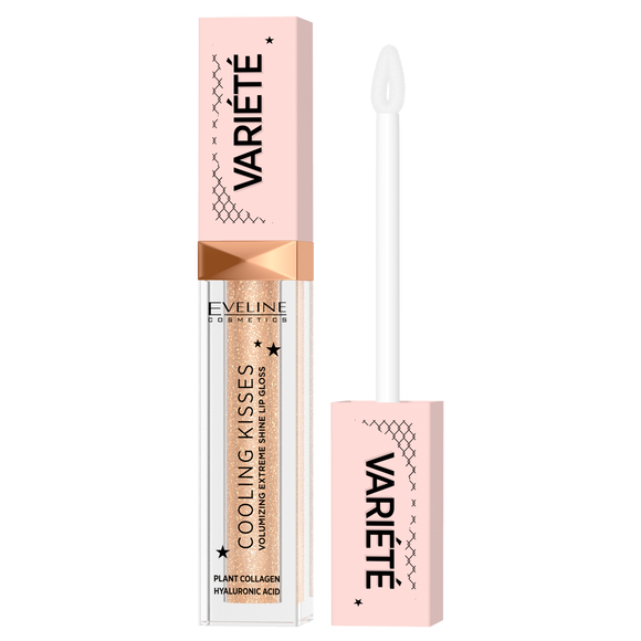 Eveline Variete Cooling Kisses Lip Gloss Enlarging Lips No. 01 Ice Mint 6.8ml