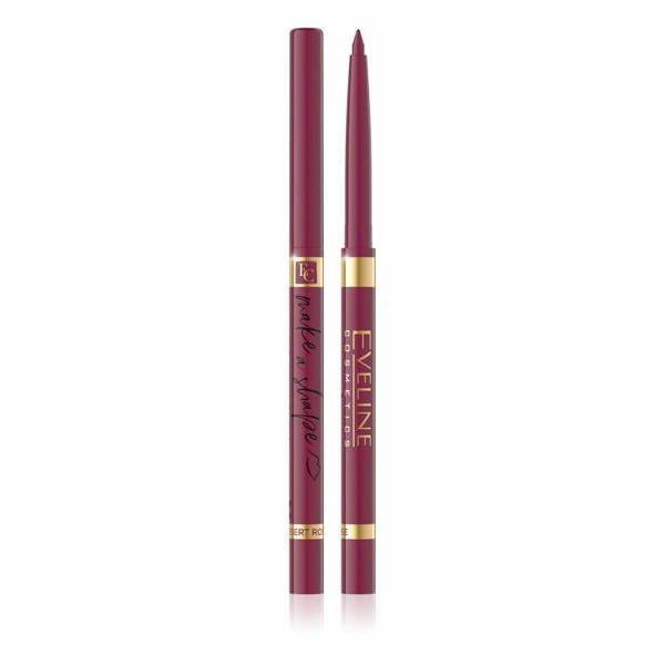 Eveline Automatic Lip Liner Make a Shape Long Lasting Formula 04 Desert Rose 1 Piece