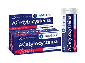 ACethylcysteine Cherry Flavor 10 Effervescent Tablets