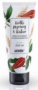 Anwen Wheat Germ and Cocoa Mask for High Porosity Hair 200ml