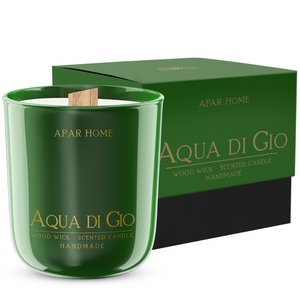 Apar Home Aqua Di Gio Soy Scented Candle in Glass 1 Piece