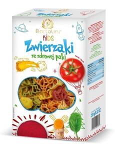 Bartolini Kids Healthy Pack Pets Pasta with Tomato Spinach and Beetroot for Children 250g