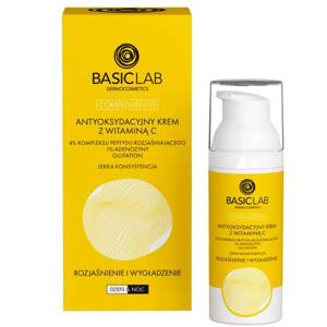 BasicLab Complementis Light Texture Antioxidant Cream with Vitamin C Brightening and Smoothing for Day and Night 50ml