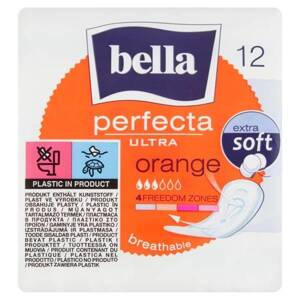 Bella Perfecta Ultra Orange Extra Soft Sanitary Pads 12 Pieces