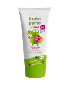 Biala Perla Toothpaste for Children Junior 6+ with Apple and Mint Flavor with Herbs 75ml