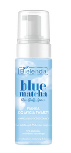 Bielenda Blue Matcha Fluffy Foam Moisturizing and Cleansing for Face 150ml