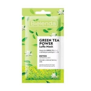 Bielenda GREEN TEA POWER Detoxifying Face Mask 2in1 with Luffa Peeling 8g