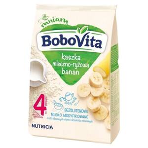BoboVita Gluten-Free Milk and Rice Porridge with Banana Flavor for Babies after 4 Months 230g