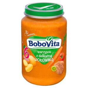 BoboVita Vegetable Dish with Mild Beef for Babies after 6th Month 190g