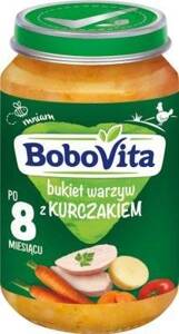 BoboVita Vegetables Dish with Chicken for Babies after 8th Month 190g