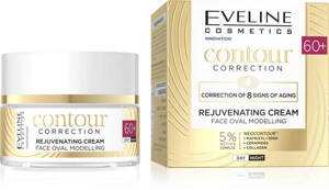 Eveline Contour Correction Rejuvenating Cream Modeling Face Oval 60+ Night and Day 50ml