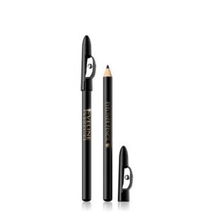 Eveline Eyeliner Pencil with Sharpener Long-Wear Black 1 Piece