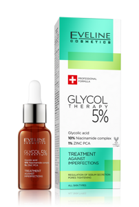 Eveline Glycol Therapy 5% Treatment against Blemishes for All Skin Types 18ml Best Before 10.03.24