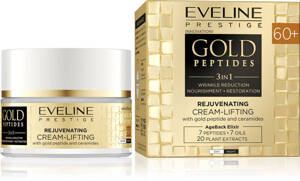 Eveline Gold Peptides 3in1 Rejuvenating Cream-Lifting with Gold Peptide and Ceramides 60+ for Day and Night 50ml