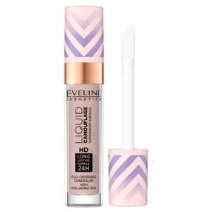 Eveline Liquid Camouflage Waterproof Concealer with Hyaluronic Acid No. 04 Light Almond 7.5ml