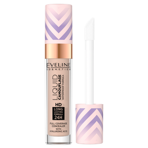Eveline Liquid Camouflage Waterproof Concealer with Hyaluronic Acid No.05 Light Sand 7.5ml