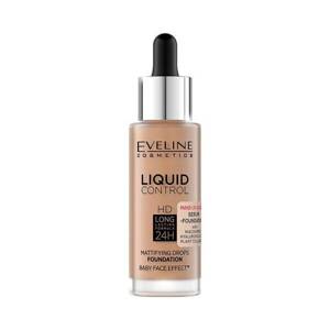 Eveline Liquid Control HD Foundation with Niacinamide in Dropper No. 060 Sunny Beige 32ml