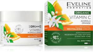 Eveline Organic Vitamin C Illuminating Revitalizing Day and Night Cream for All Skin Types 50ml