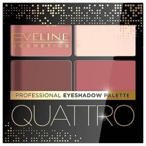 Eveline Quattro Professional Eyeshadow Palette Eyeshadow with Applicator No. 04 3.2g