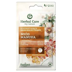 Herbal Care Illuminating Regenerative Mask with Manuka Honey and Vitamin C 2x5ml