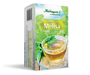 Herbapol Tea Fix Lemon Balm Leaf for Body Relaxation and Better Sleep 20x1.5g
