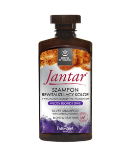 Jantar Silver Shampoo with Amber and Pigment for Blond and Grey Hair 330ml
