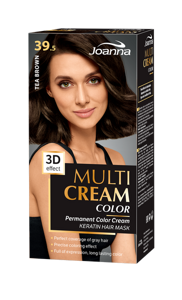 Joanna Multi Cream Long Lastin  Intense Shine Hair Colour Keratin Tea Bronze 39.5