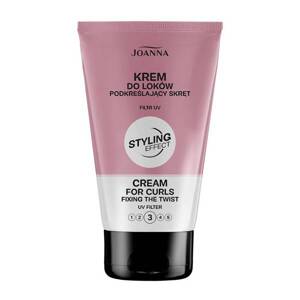Joanna Styling Effect Cream for Curls Giving Elasticity with Filtr UV 150g
