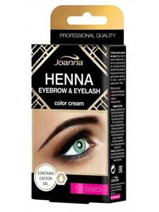 Joanna Tint Eyebrow & Eyelashes Henna No 1.0 Black 15ml