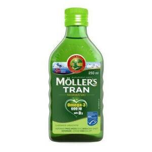 Moller's Norwegian Apple Fish Oil Rich in Omega 3 and Vitamin D3 250ml