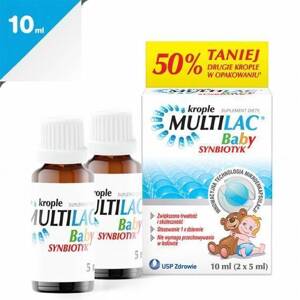 Multilac Baby Synbiotic Drops Increasing Durability and Effectiveness 2x5ml