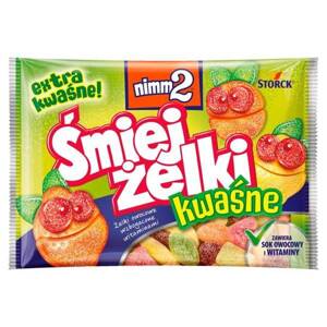 Nimm2 Śmiejżelki Sour Fruit Gummies Enriched with Vitamins 100g