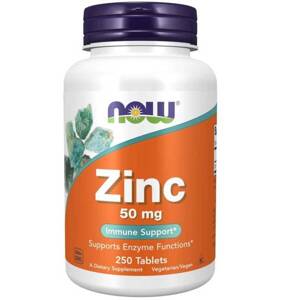 Now Foods Zinc 50mg 100 Tablets