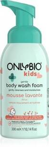 OnlyBio Baby Gentle Body Wash Foam for Children from 3 Years of Age for Sensitive and Delicate Skin 300ml