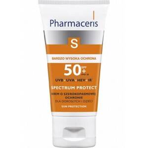 Pharmaceris S Spectrum Protect Cream with Broadband Protection SPF50+ for Sensitive and Dry Skin 50ml