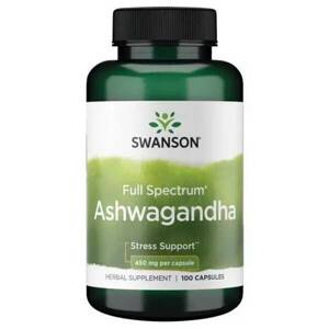 Swanson Ashwagandha 450mg 100 Capsules