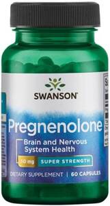 Swanson Pregnenolone 50mg Super-Strength 60 Capsules