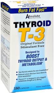 Thyroid T3 - 180 caps