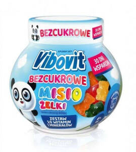 Vibovit Sugar Free Bear Jelly Vitamins and Minerals for 4 Years Old Children 30 Pieces
