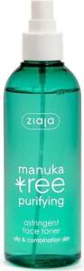Ziaja Manuka Leaves Tonic Purifying Skin Pores Day and Night Normal Combination Oily Vegan 200ml