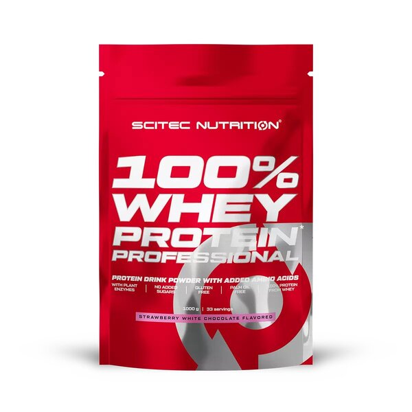 100% Whey Protein Professional, Strawberry White Chocolate (EAN 5999100029132) - 1000g