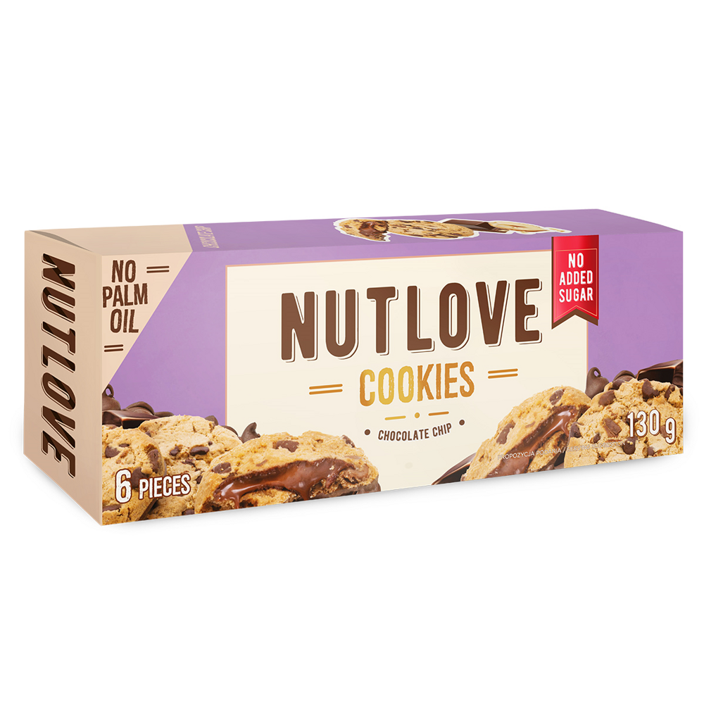 Allnutrition Nutlove Cookies Chocolate Chip 6 Cookies